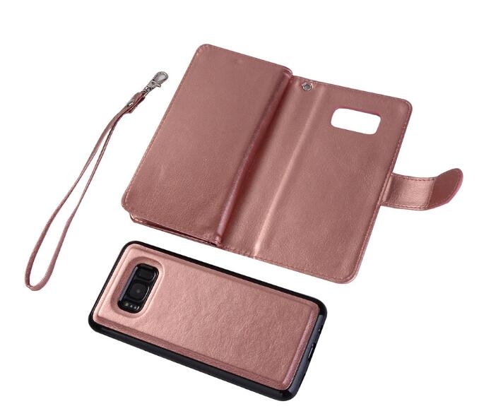 Galaxy S7 Edge detachable full wallet leather case