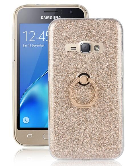 Galaxy J1 2016 Soft tpu Bling Kickstand Case with Ring Rotary Metal Mount Galaxy J1 2016 Soft tpu Bling Kickstand Case with Ring Rotary Metal Mount