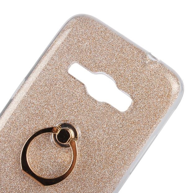 Galaxy J1 2016 Soft tpu Bling Kickstand Case with Ring Rotary Metal Mount Galaxy J1 2016 Soft tpu Bling Kickstand Case with Ring Rotary Metal Mount