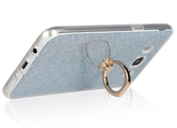 Galaxy J5 2016 Soft tpu Bling Kickstand Case with Ring Rotary Metal Mount