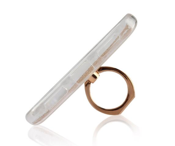 Redmi Note 4X Soft tpu Bling Kickstand Case with Ring Rotary Metal Mount