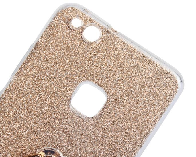 Huawei P10 lite Soft tpu Bling Kickstand Case with Ring Rotary Metal Mount Huawei P10 lite Soft tpu Bling Kickstand Case with Ring Rotary Metal Mount