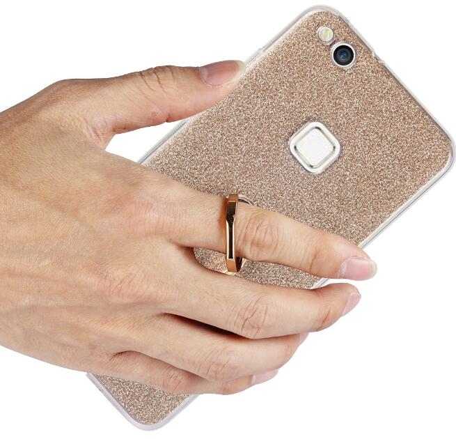 Huawei P10 lite Soft tpu Bling Kickstand Case with Ring Rotary Metal Mount Huawei P10 lite Soft tpu Bling Kickstand Case with Ring Rotary Metal Mount