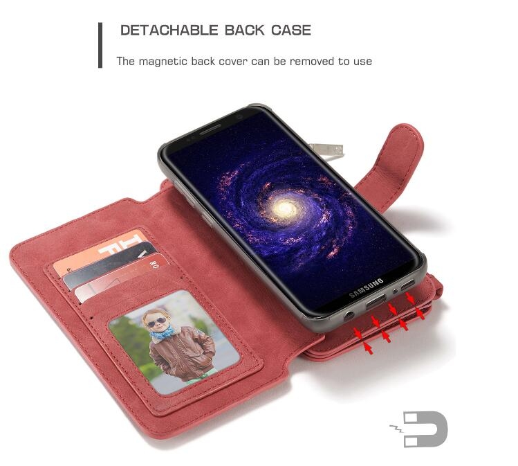 Galaxy S8 wallet leather case detachable Galaxy S8 wallet leather case detachable