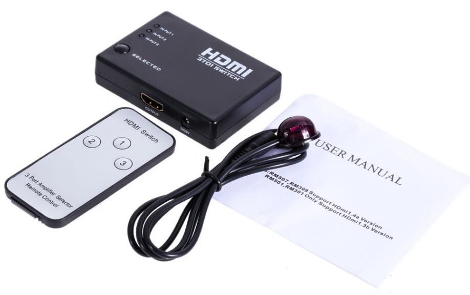 3 Port HDMI Switch Splitter