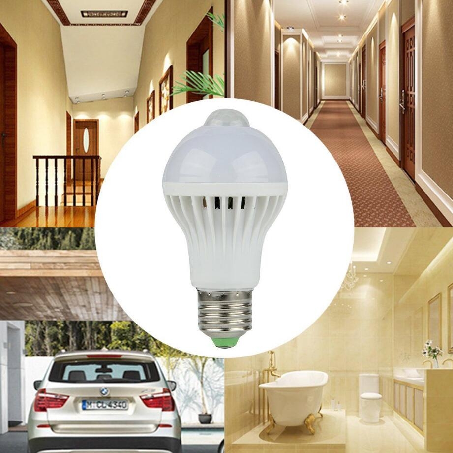 E27 LED Bulb motion sensor 5W
