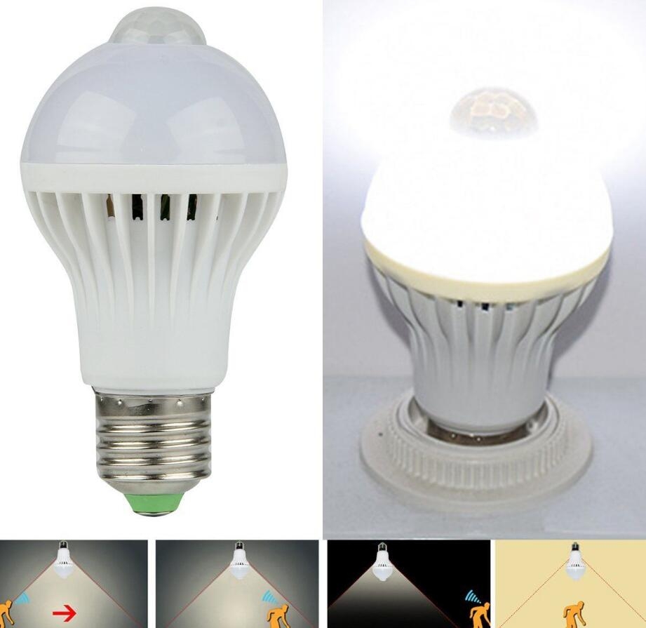 E27 LED Bulb motion sensor 5W