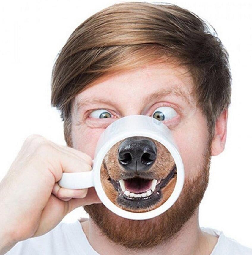 Coffee Mug Fun Dog Nose Coffee Mug Fun Dog Nose