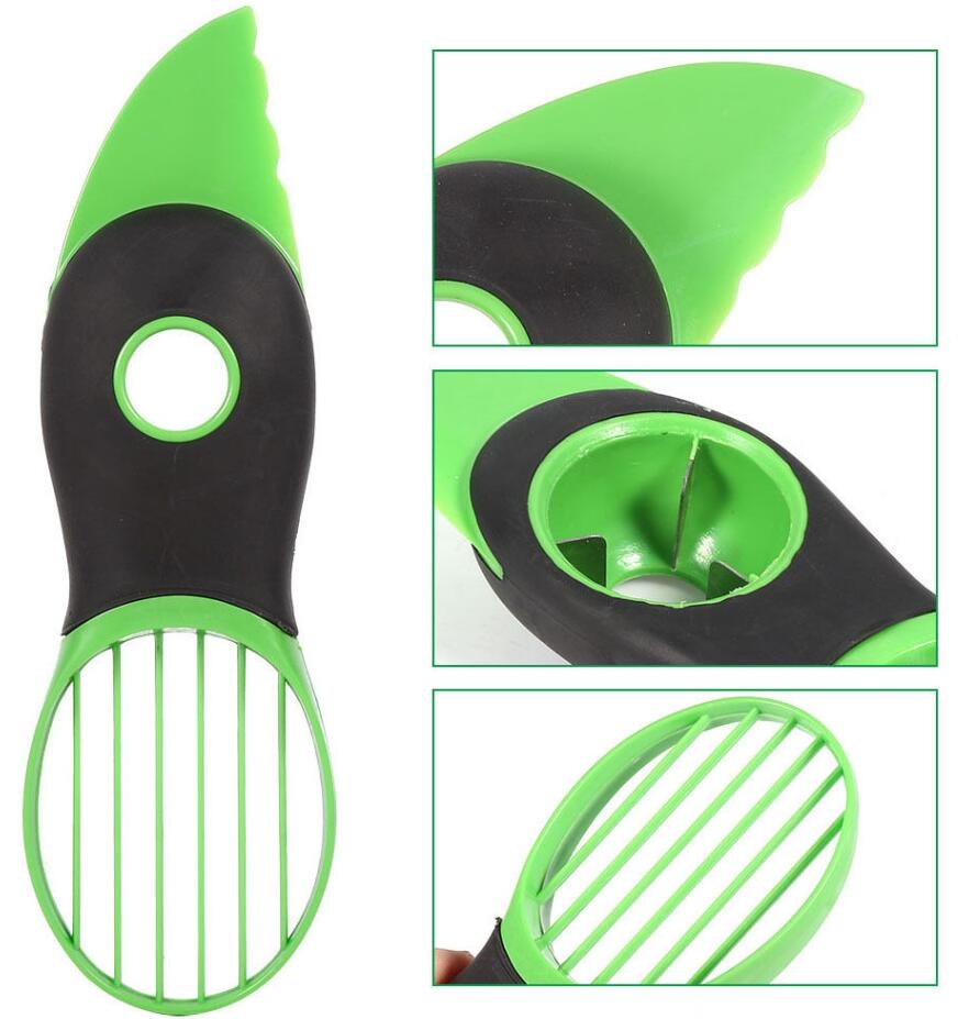 Avocado Slicer Green 3-in-1