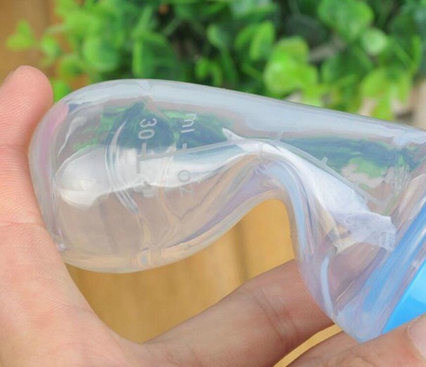 Silicone Baby Food Bottle With Spoon