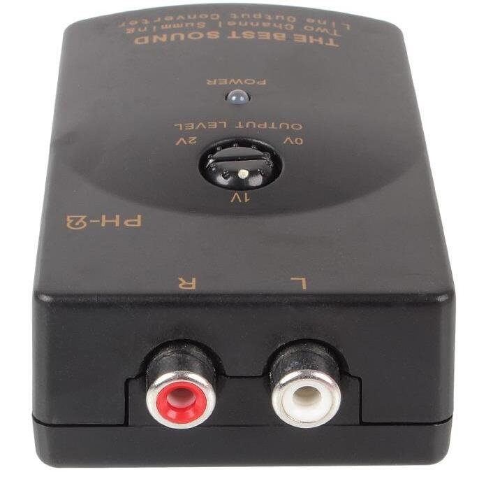 2 CH Speaker to RCA ADJUSTABLE HIGH TO LOW LINE LEVEL CONVERTER 2 CH Speaker to RCA ADJUSTABLE HIGH TO LOW LINE LEVEL CONVERTER