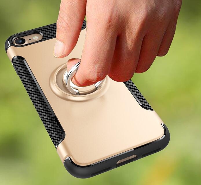 iPhone 6 / 6s Plus Shockproof Hybrid 360° Ring Rotate Kickstand Case Cover iPhone 6 / 6s Plus Shockproof Hybrid 360° Ring Rotate Kickstand Case Cover