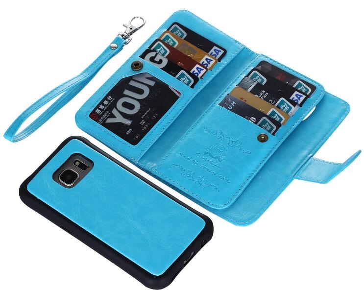 Galaxy S8 PLUS edge double wallet detachable case Galaxy S8 PLUS edge double wallet detachable case