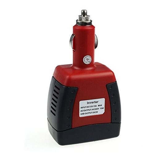 75W Car Inverter 12V DC to 220V AC+USB 75W Car Inverter 12V DC to 220V AC+USB