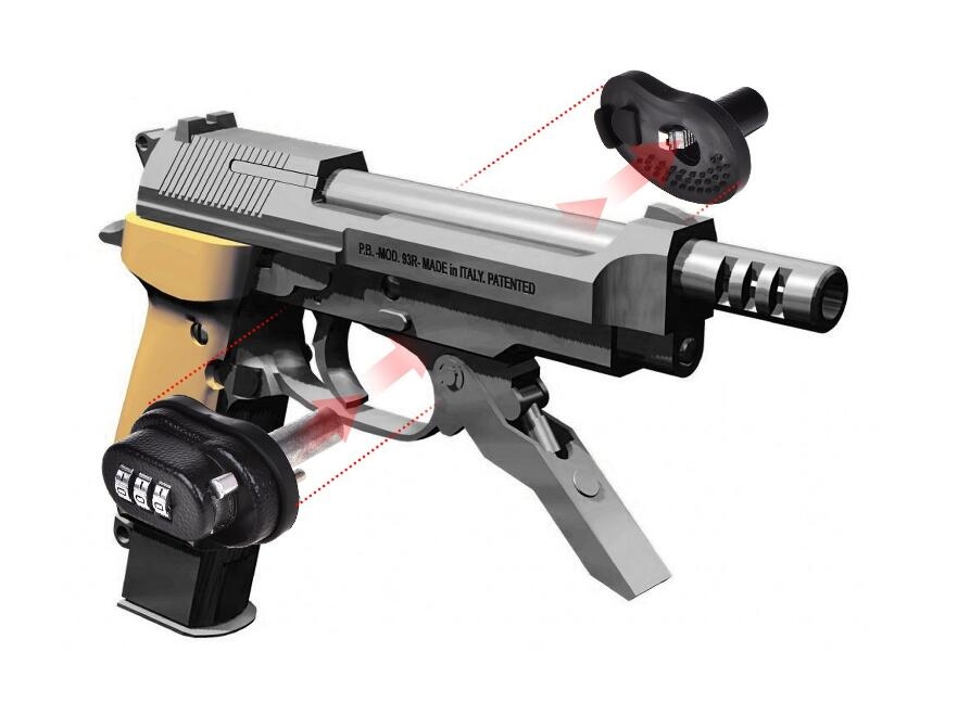 Combination Gun Trigger Lock Combination Gun Trigger Lock