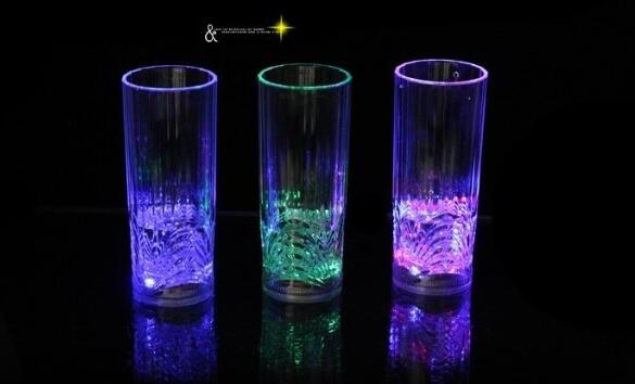 LED Inductive Rainbow Color Flashing Light Cup