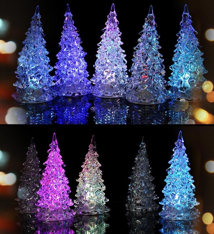 LED Lamp Light Acrylic Christmas Tree
