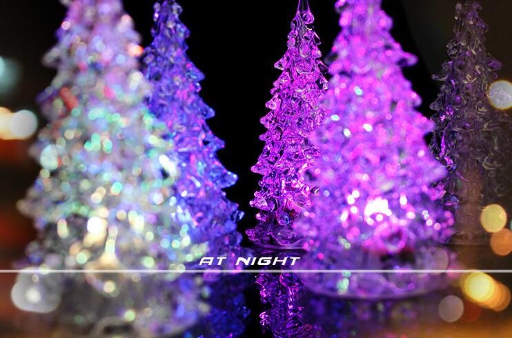 LED Lamp Light Acrylic Christmas Tree