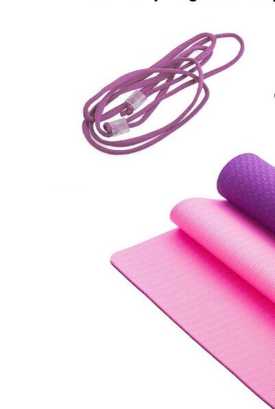 Yoga Mat 6 mm Non Slip TPE with Rope Yoga Mat 6 mm Non Slip TPE with Rope
