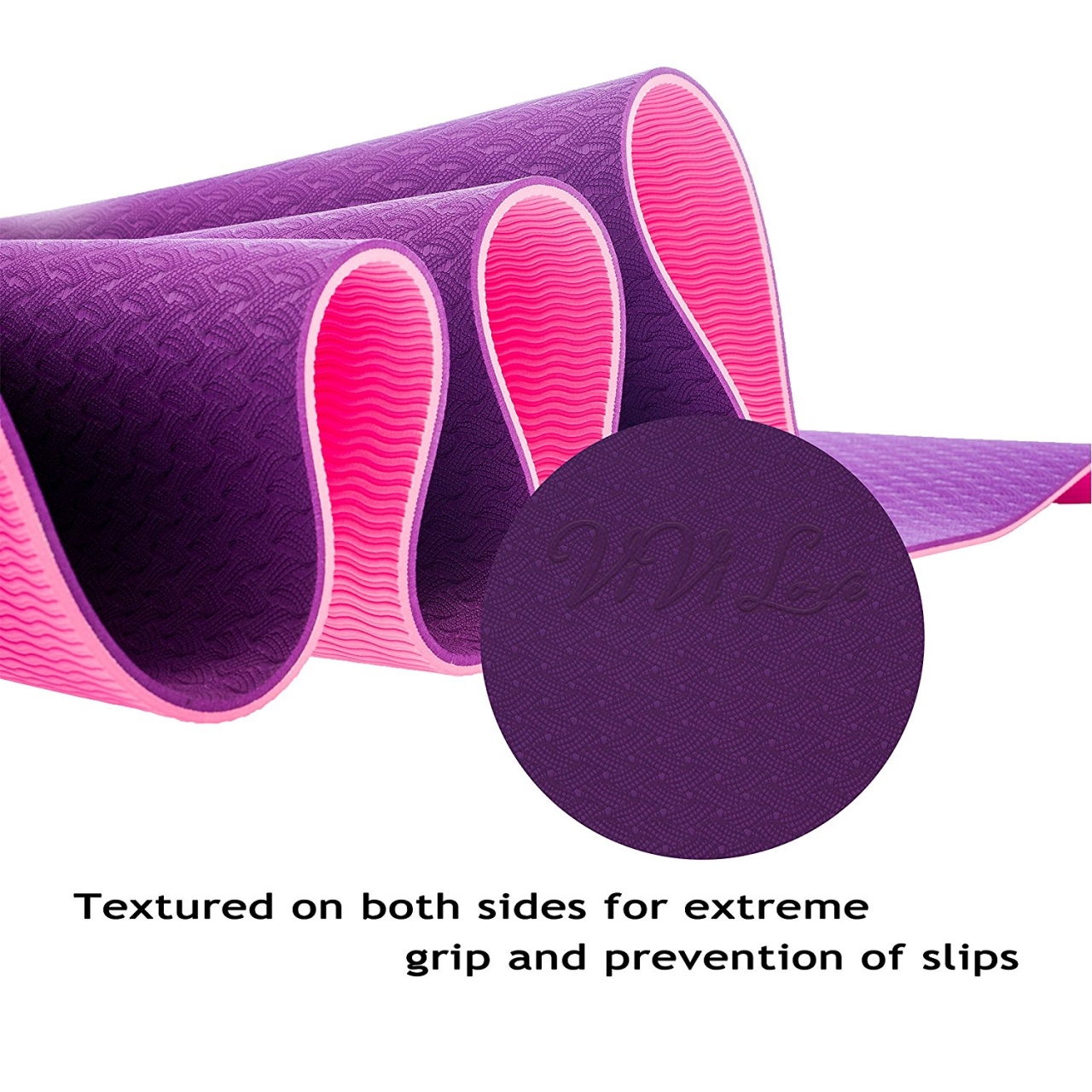 Yoga Mat 6 mm Non Slip TPE with Rope Yoga Mat 6 mm Non Slip TPE with Rope