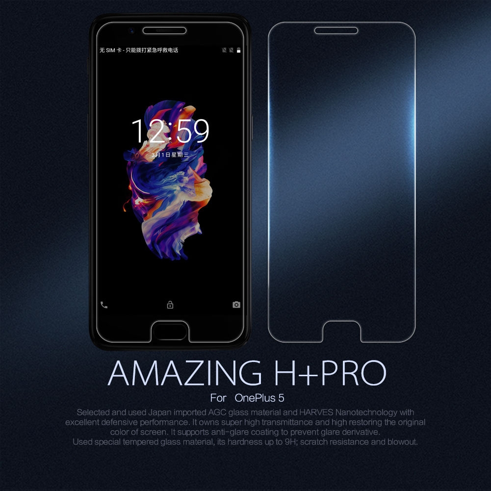 OnePlus 5 Tempered Glass Screen Protector Film