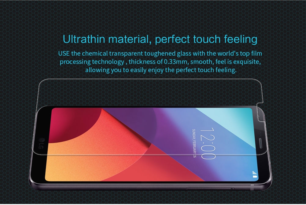 LG G6 Tempered Glass Screen Protector Film LG G6 Tempered Glass Screen Protector Film
