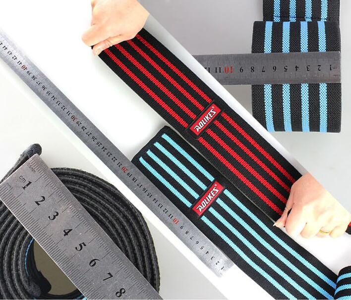 weightlifting knee wraps orange-line
