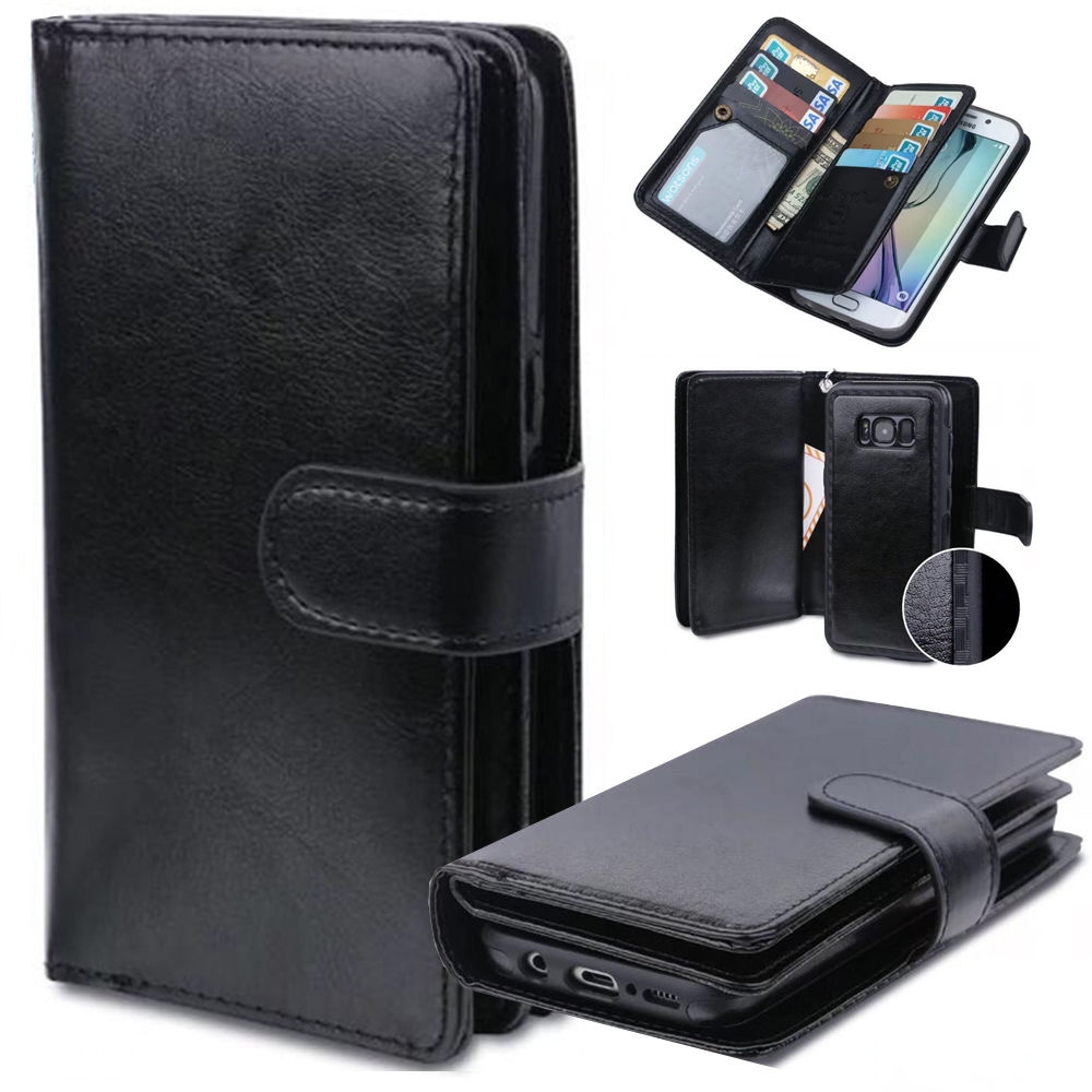 Galaxy S8 PLUS Case double wallet detachable case Galaxy S8 PLUS Case double wallet detachable case