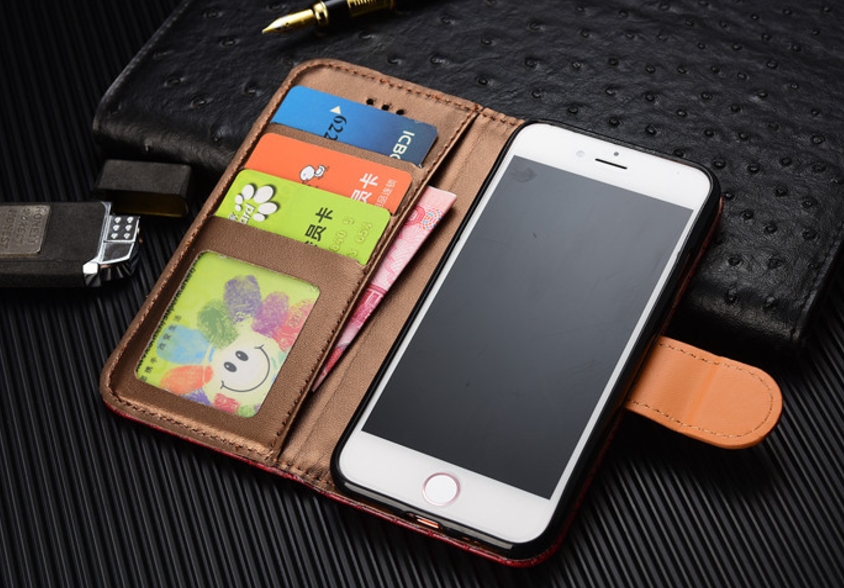 Oneplus 5 Case Wallet Leather Case Cover - Black