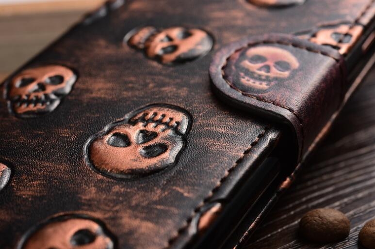 Vodafone V8 Case Leather Wallet Case Cover
