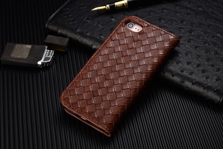 J5 Pro 2017 Case Wallet Leather Case Cover - Brown