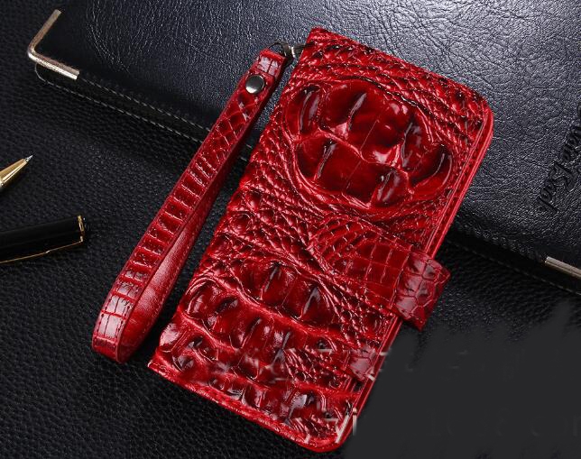 Vodafone E8 case Croco wallet Leather case