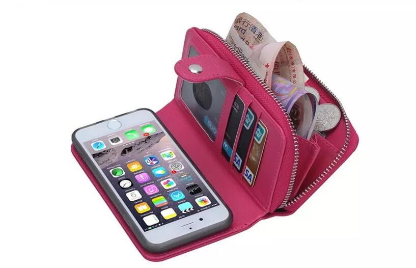 Htc U11 Case Coin Wallet Case Full Wallet Leather Case - Black