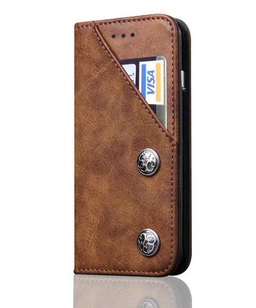 HTC U11 CASE ultra slim retro leather wallet case 2 cards magnet case