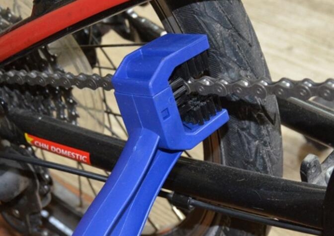 Cycling Motorcycle Bicycle Chain Crankset Brush Cleaner Cleaning Tool
