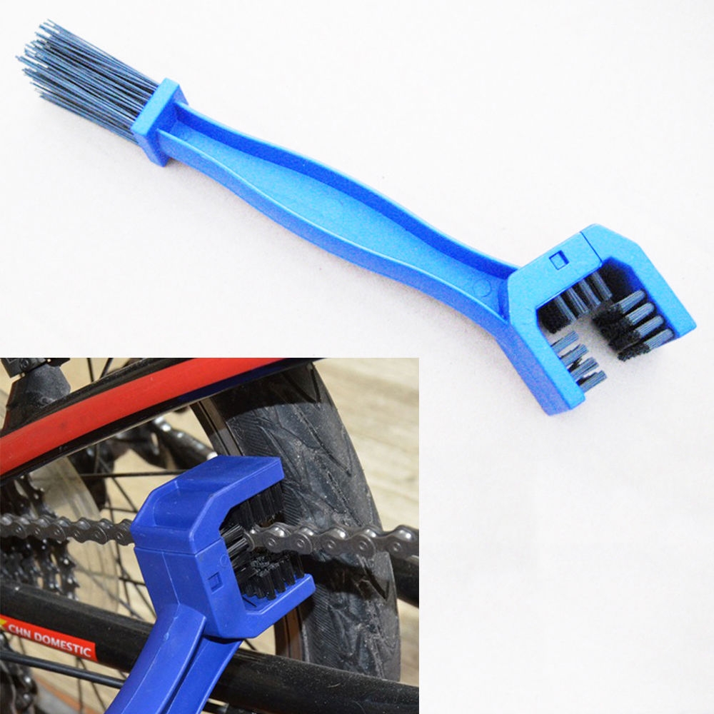 Cycling Motorcycle Bicycle Chain Crankset Brush Cleaner Cleaning Tool