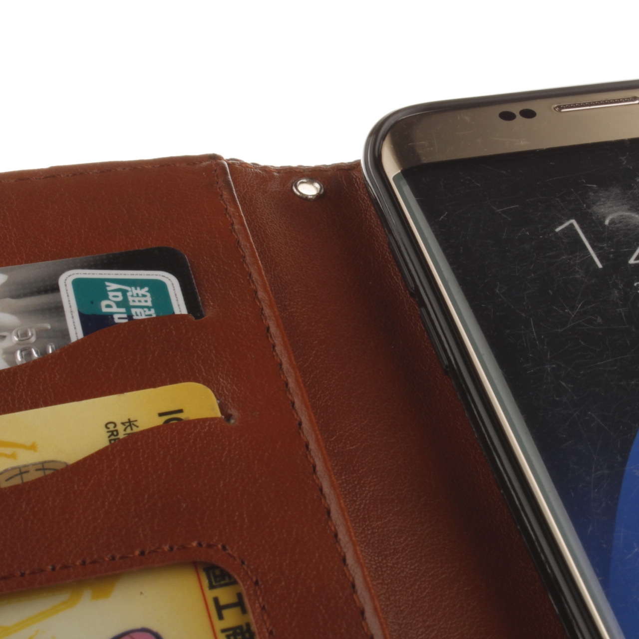 Galaxy S7 EDGE printed ID wallet leather case Galaxy S7 EDGE printed ID wallet leather case