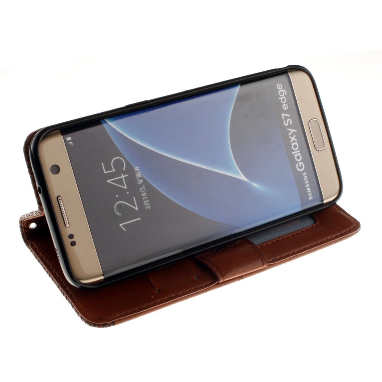 Galaxy S7 EDGE printed ID wallet leather case Galaxy S7 EDGE printed ID wallet leather case