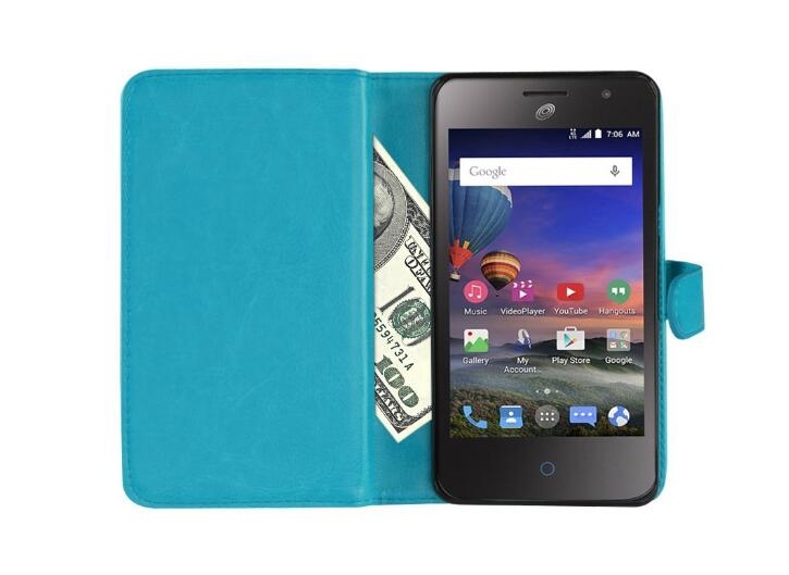 Huawei Y7 Prime Case Multifunction Wallet Leather Case - Blue Huawei Y7 Prime Case Multifunction Wallet Leather Case - Blue