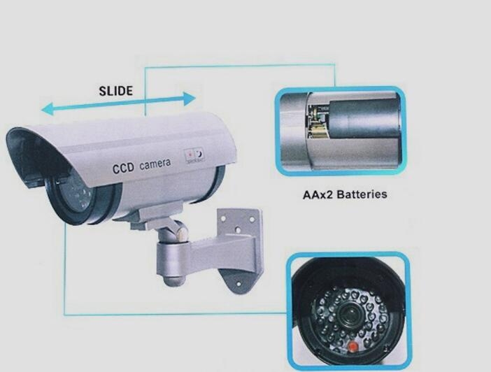Dummy Security Camera IR 18 LED CCTV Camera Indoor Outdoor Fake Simulation