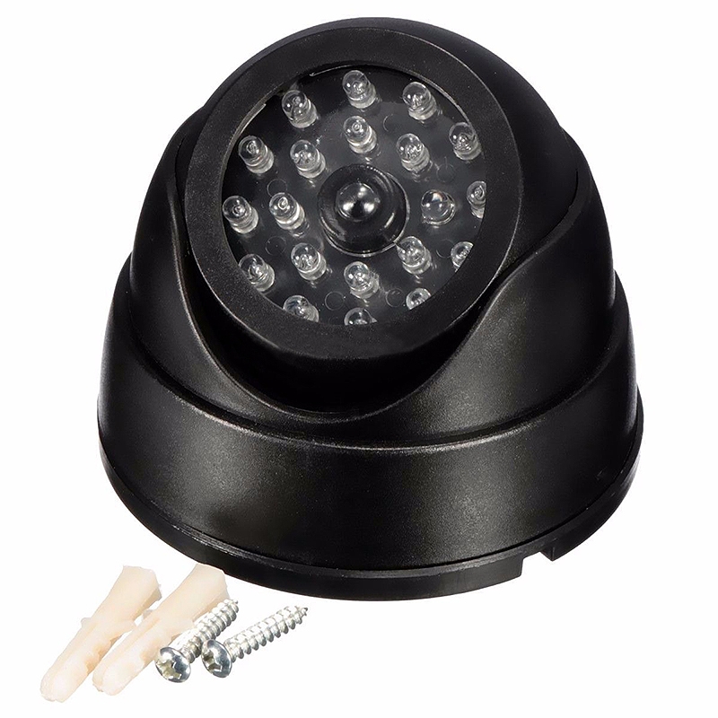 Dummy Dome Security Camera with 30pcs False IR LEDs