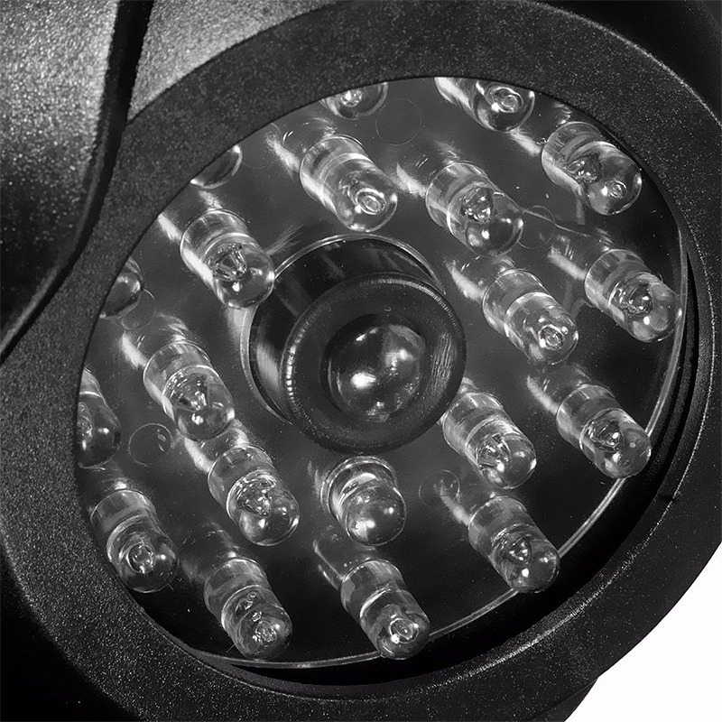 Dummy Dome Security Camera with 30pcs False IR LEDs