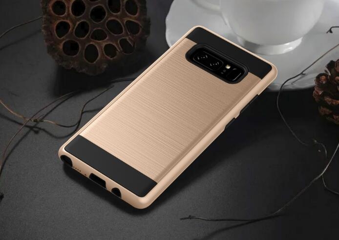 Galaxy Note 8 case impact proof hybrid case brushed Galaxy Note 8 case impact proof hybrid case brushed