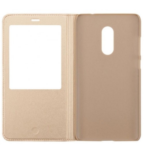 Xiaomi Redmi Note 4 Smart Leather Flip window S view case