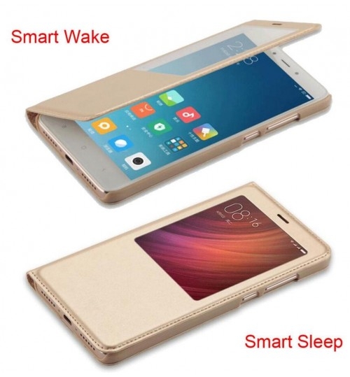 Xiaomi Redmi Note 4 Smart Leather Flip window S view case