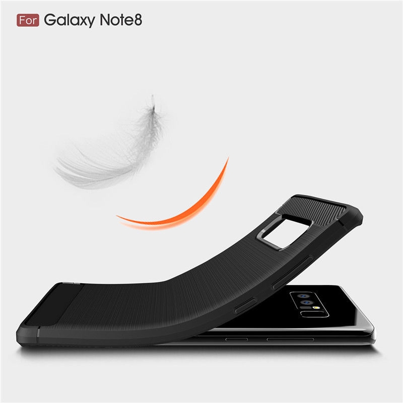 Galaxy note 8 case impact proof rugged case with carbon fiber