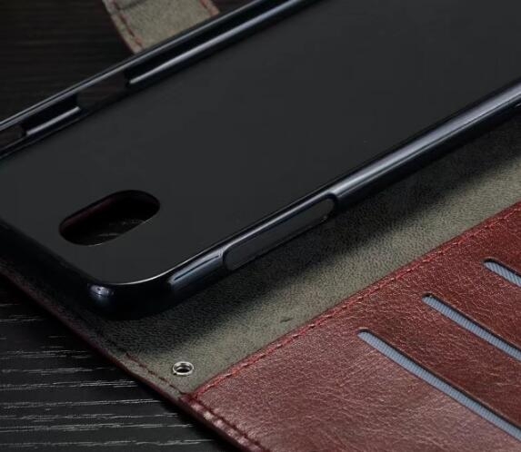 Galaxy J5 Pro 2017 Vintage Fine Leather Wallet Case - Black Galaxy J5 Pro 2017 Vintage Fine Leather Wallet Case - Black