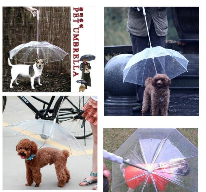 DOG WALKING WATERPROOF COVER BUILT-IN LEASH RAIN SLEET SNOW PET UMBRELLA DOG WALKING WATERPROOF COVER BUILT-IN LEASH RAIN SLEET SNOW PET UMBRELLA