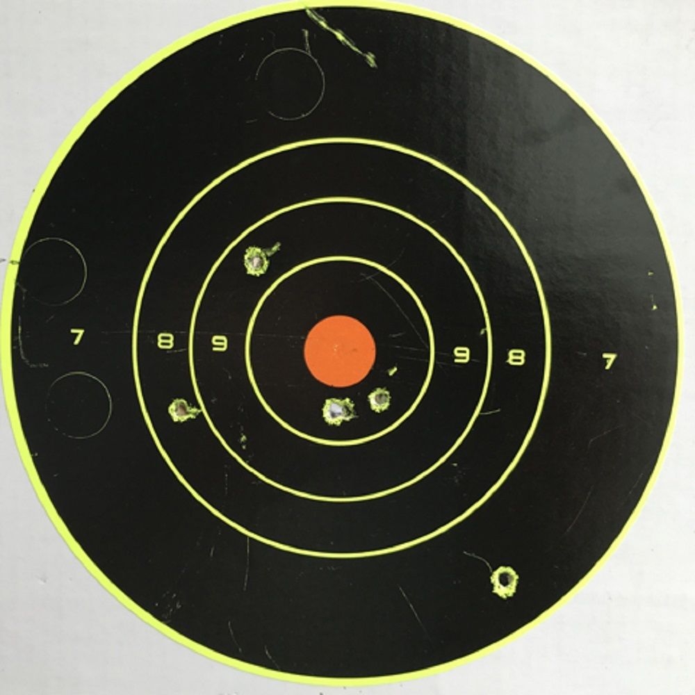 8" Bullseye Self Adhesive Shooting Pasters 10 pack