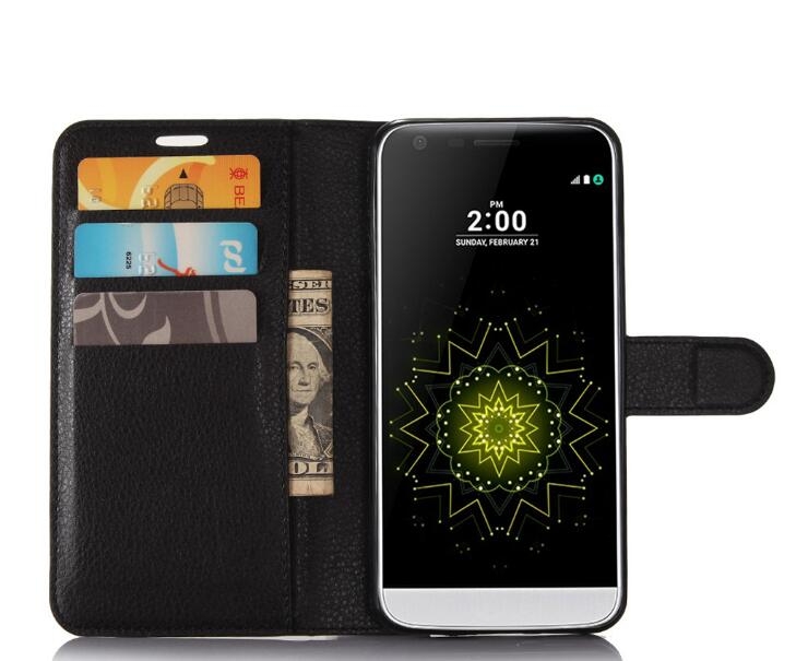 LG G6 Case wallet leather case ID window combo LG G6 Case wallet leather case ID window combo